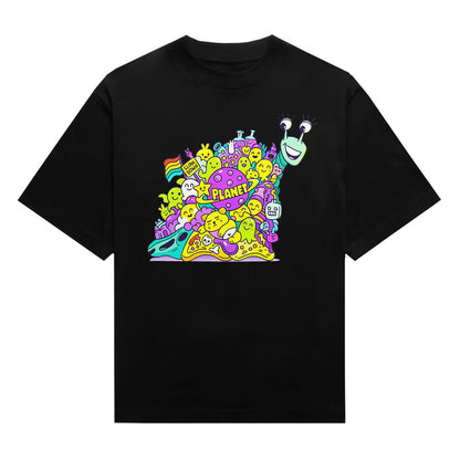 Planet Slime Doodle Universe Unisex T-Shirt