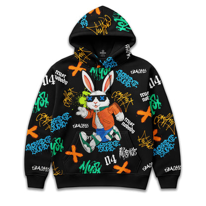 Hype Bunny Urban Graffiti Culture Hoodie