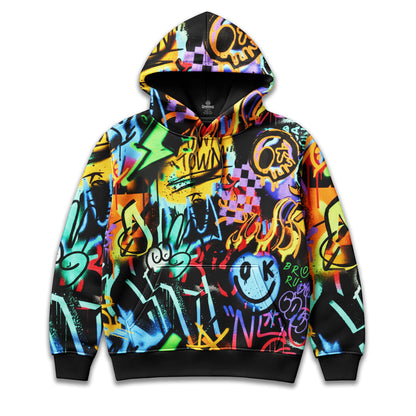 Urban Wildstroke Multicolor Hoodie
