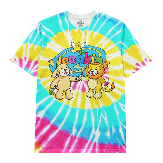 Weedkinz Playful Tie-Dye T-Shirt