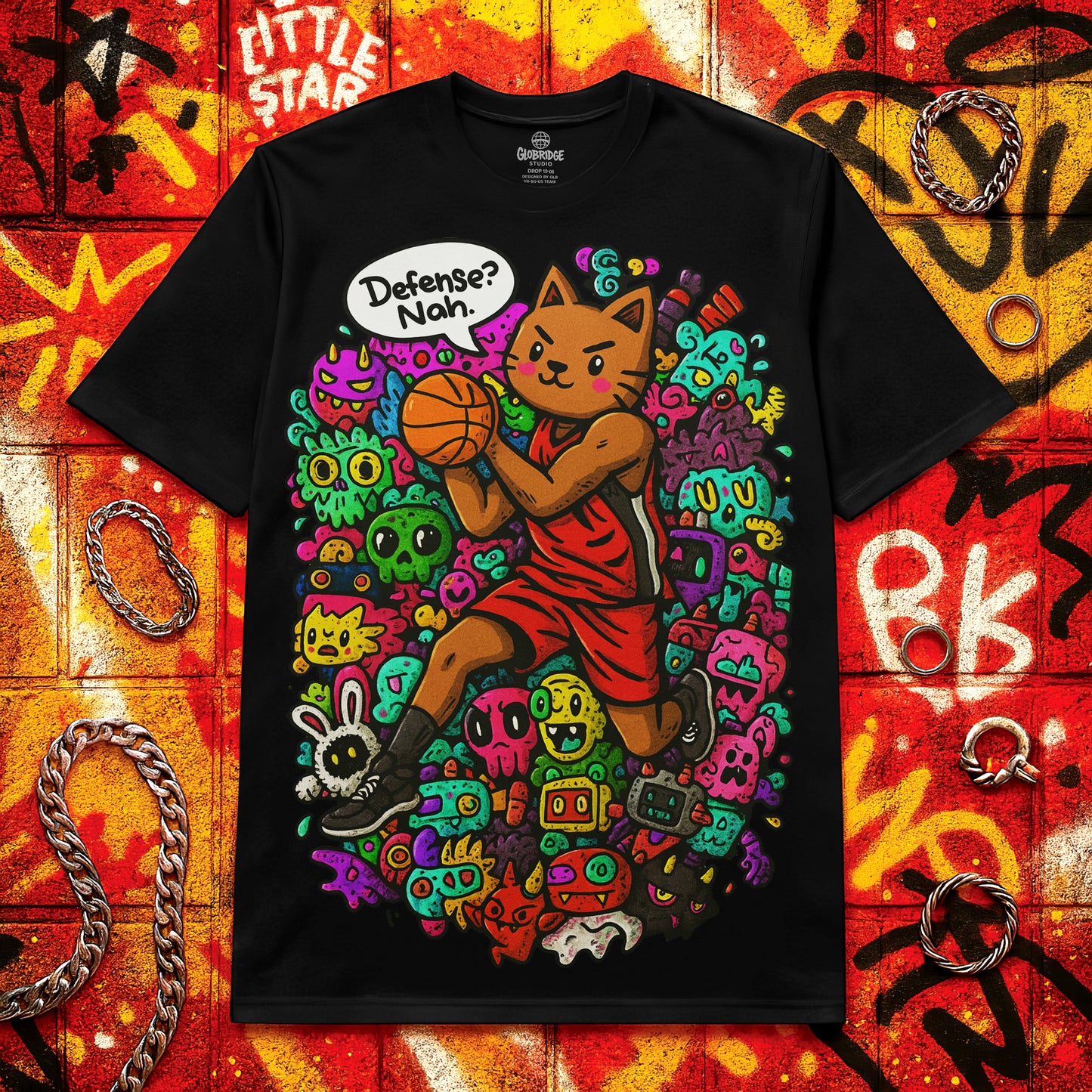 Kawaii Slam Dunk Doodle Sports - Unisex T-shirt