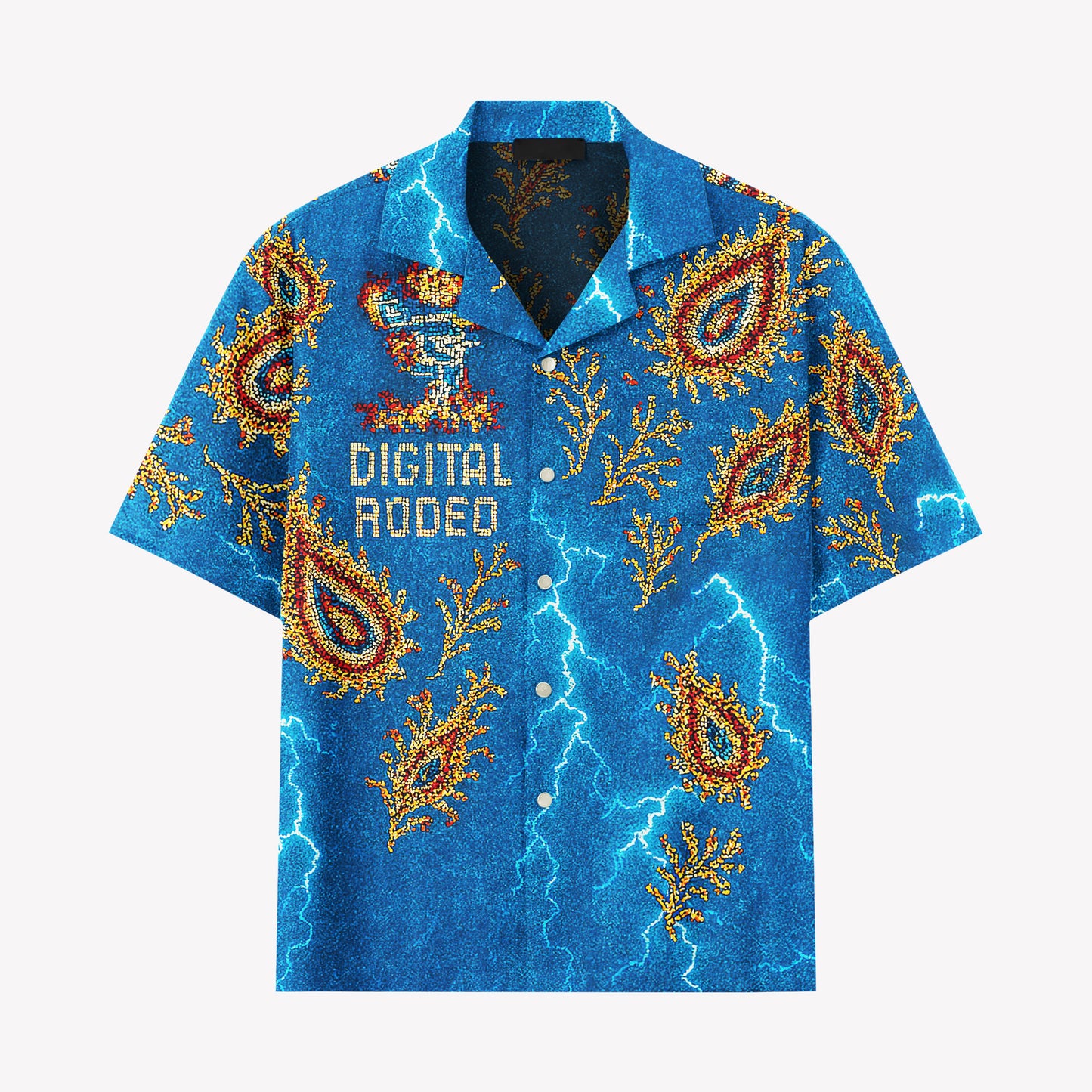 Digital Rodeo Hawaiian Shirt & Shorts Set