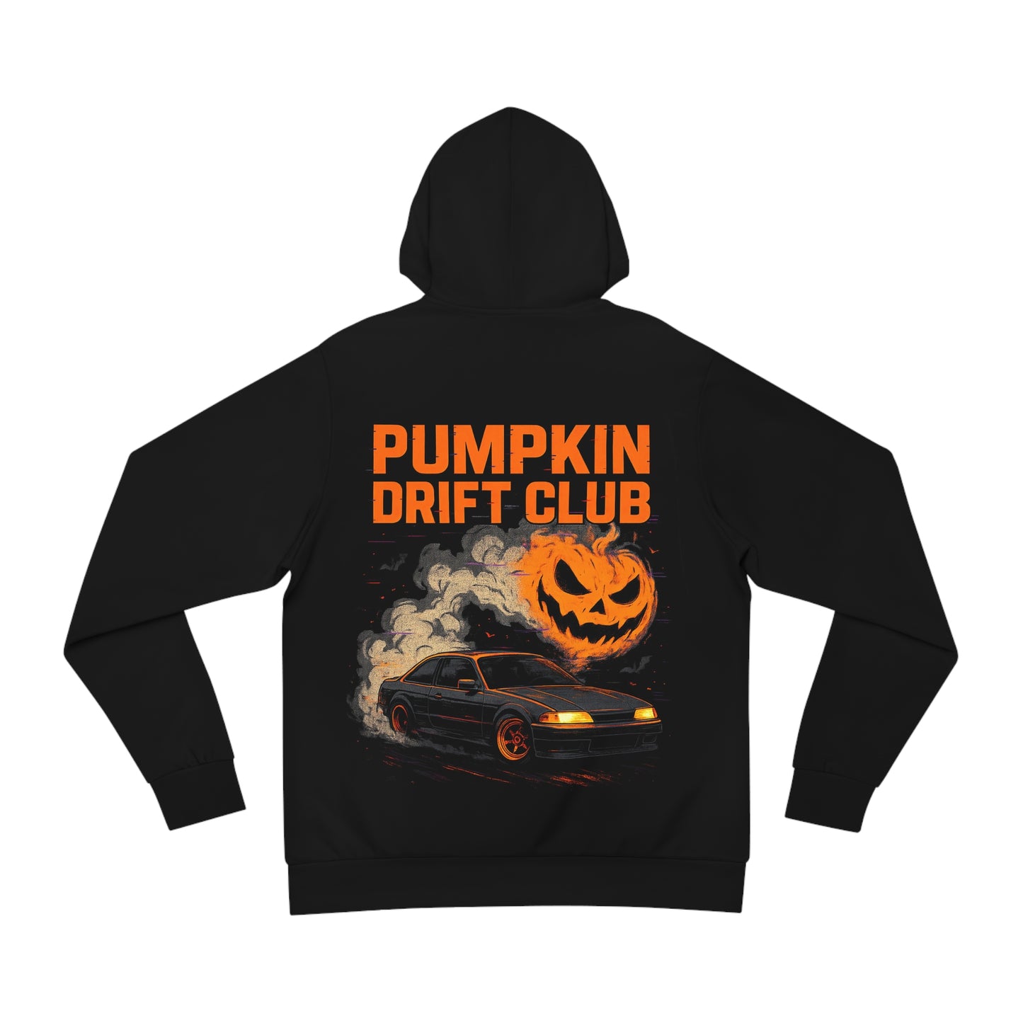 Pumpkin Drift Club Heavy Hoodie — Halloween Edition