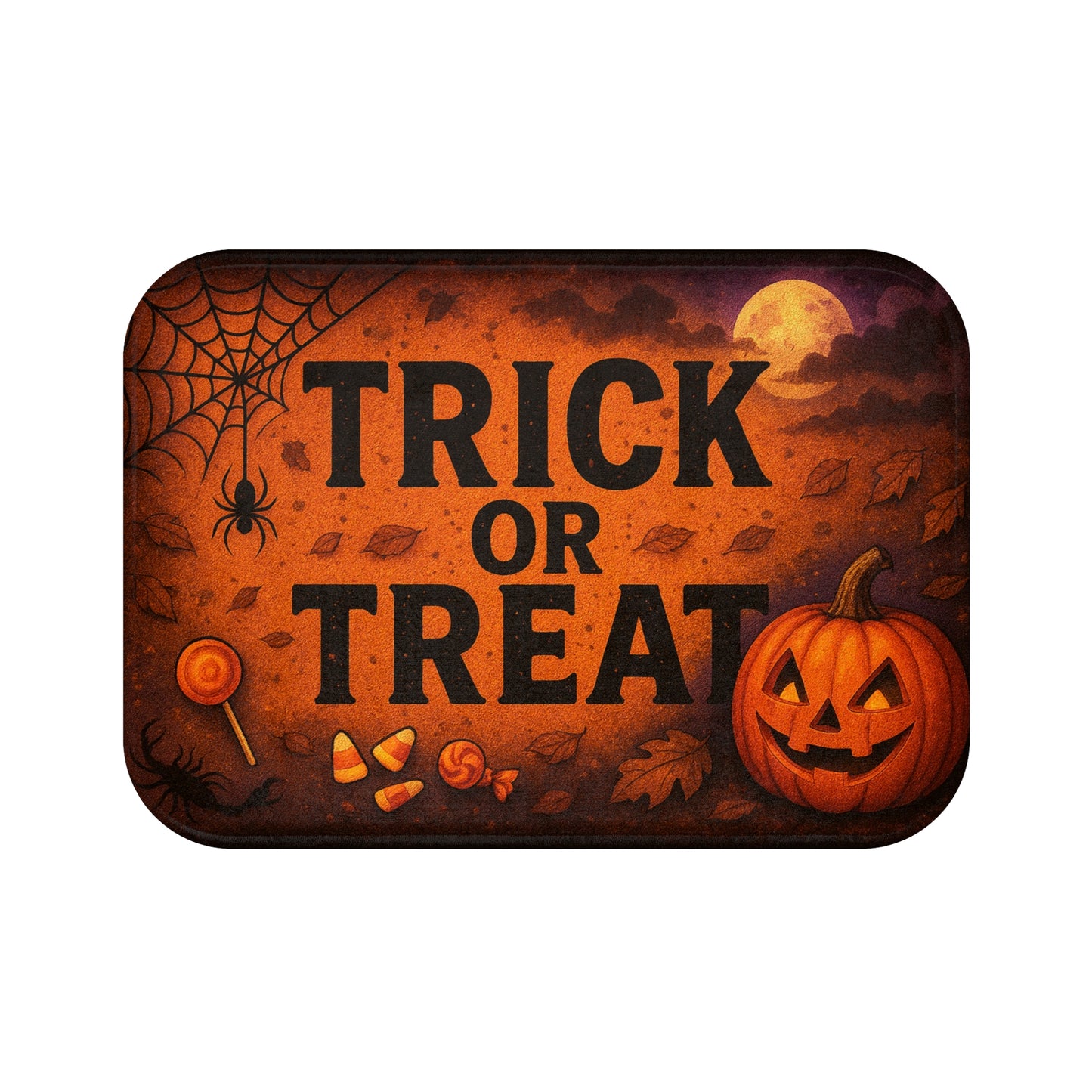 Trick or Treat Doormat — Spooky Entry