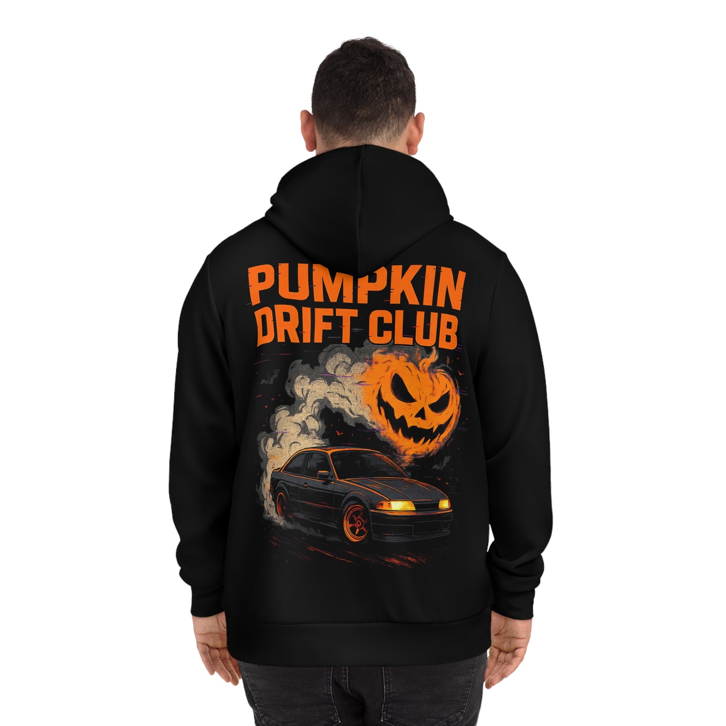 Pumpkin Drift Club Heavy Hoodie — Halloween Edition