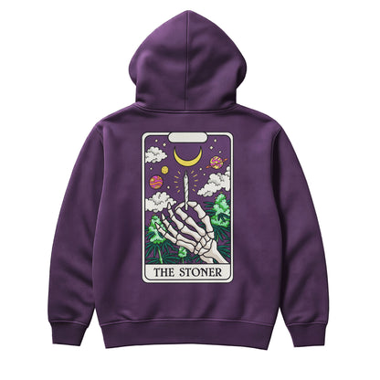 The Stoner Tarot Purple Graphic Hoodie