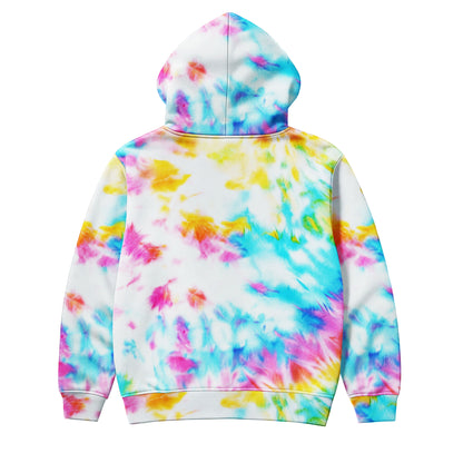 Melted Smiley Tie-Dye Hoodie
