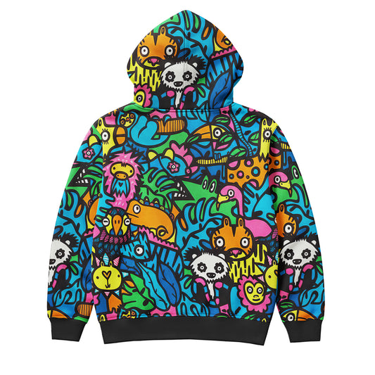 Urban Jungle Pop Art Hoodie
