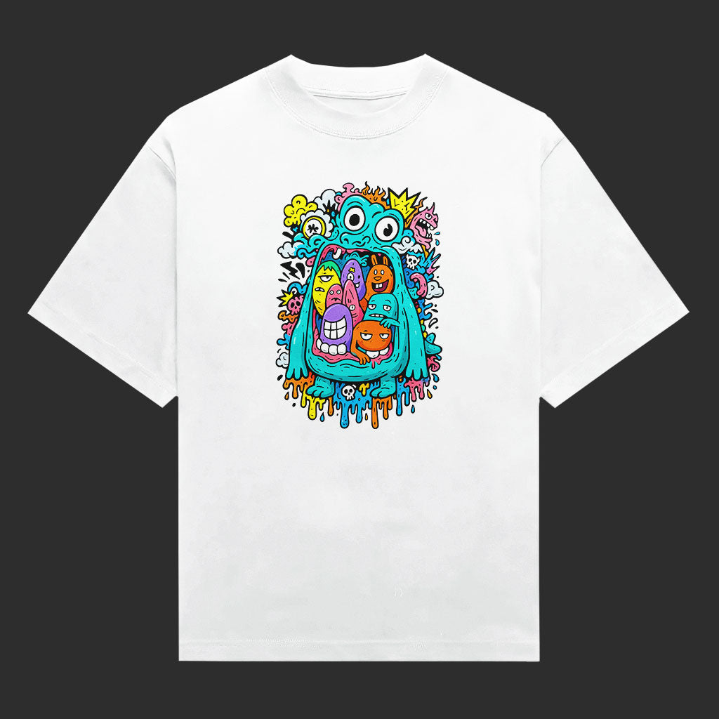 Melted Monster Chaos Doodle Unisex T-Shirt
