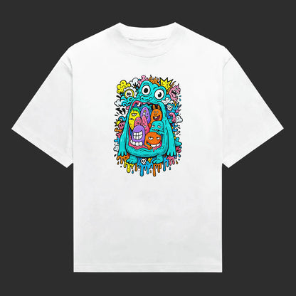 Melted Monster Chaos Doodle Unisex T-Shirt