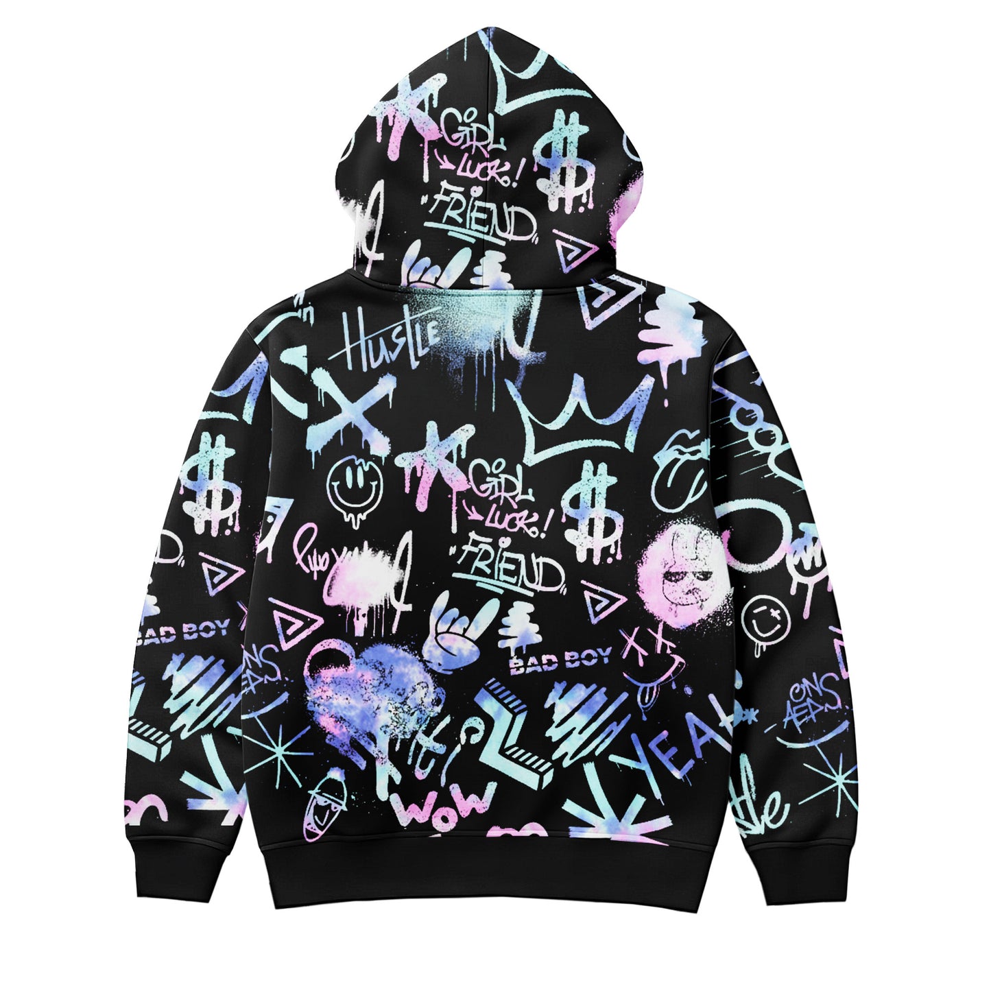 Midnight Graffiti Streetwear Hoodie