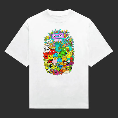 Cassette Doodle Overload Unisex Graphic T-Shirt