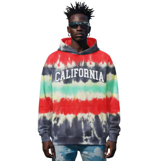 California Sunset Tie-Dye Hoodie