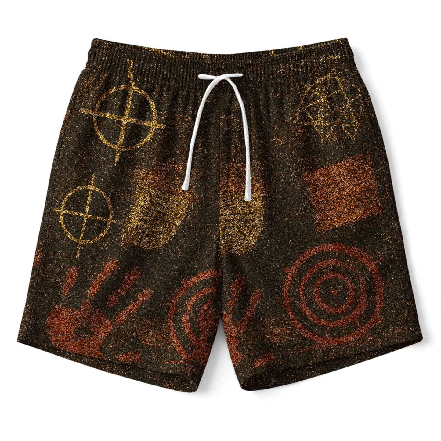 Retro Crime Scene Hawaiian Shirt & Shorts Set