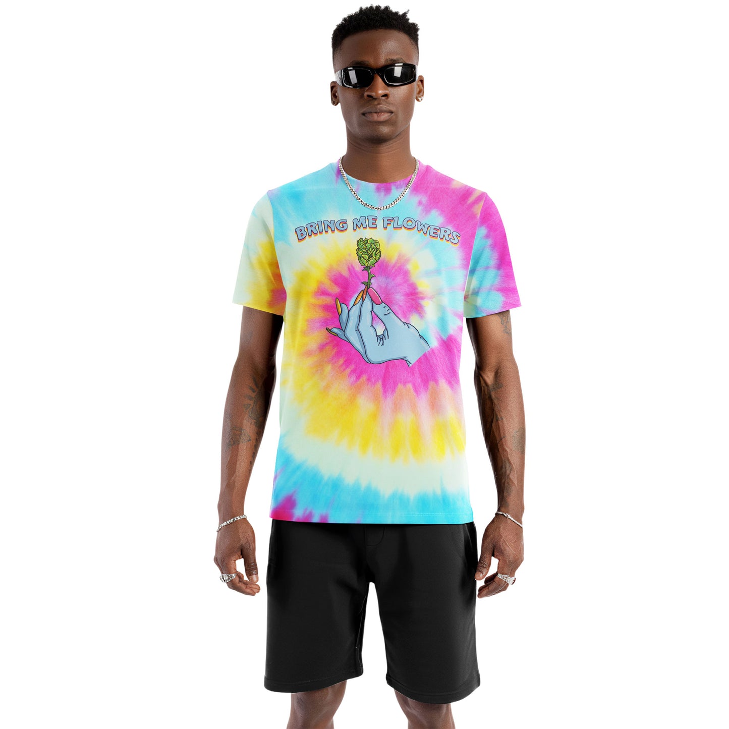 Bring Me Flowers Tie-Dye T-Shirt