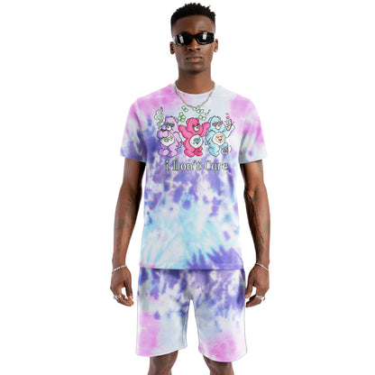 I Don’t Care Bears Tie-Dye T-Shirt