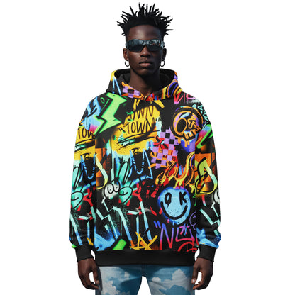 Urban Wildstroke Multicolor Hoodie
