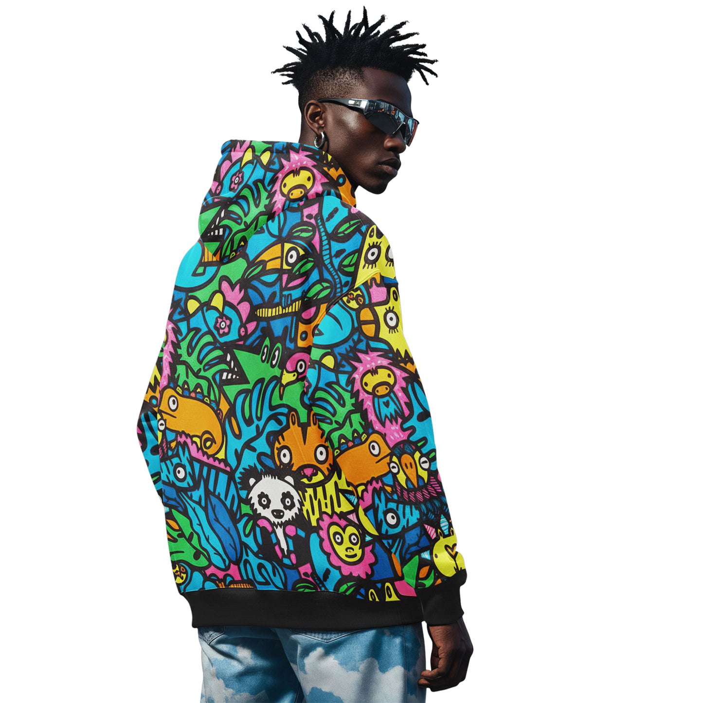 Urban Jungle Pop Art Hoodie