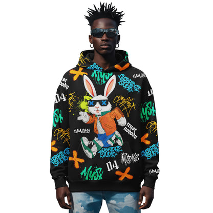 Hype Bunny Urban Graffiti Culture Hoodie