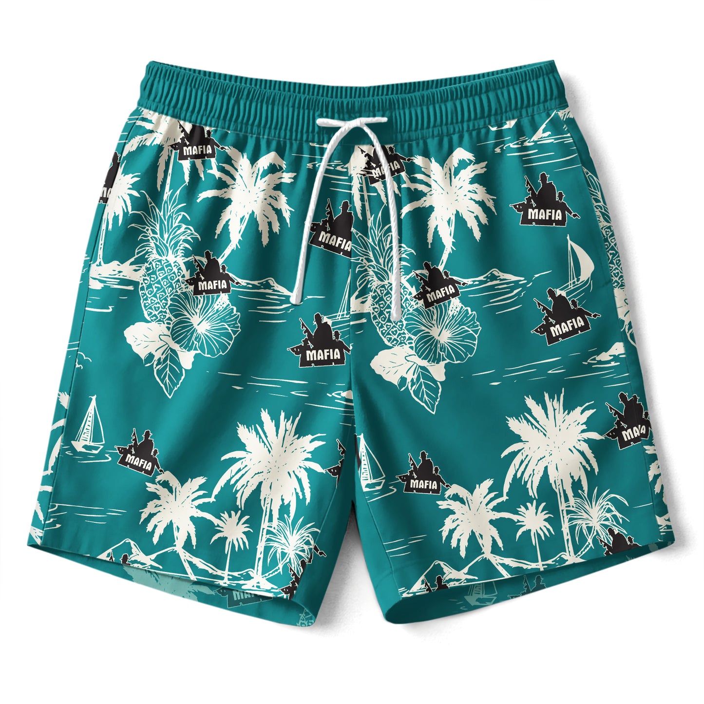 Amalfi Syndicate Hawaiian Shirt & Shorts Set