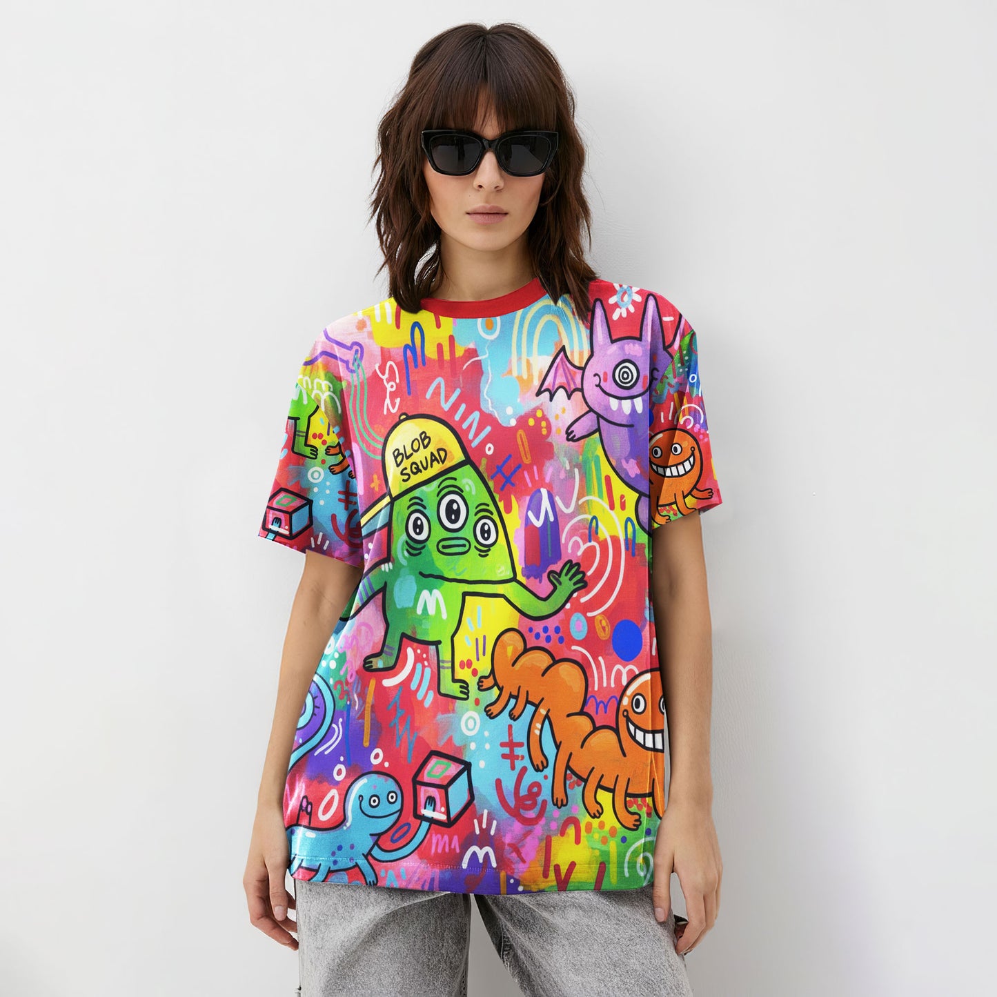 Urban Doodle Monsters Graphic Unisex T-Shirt