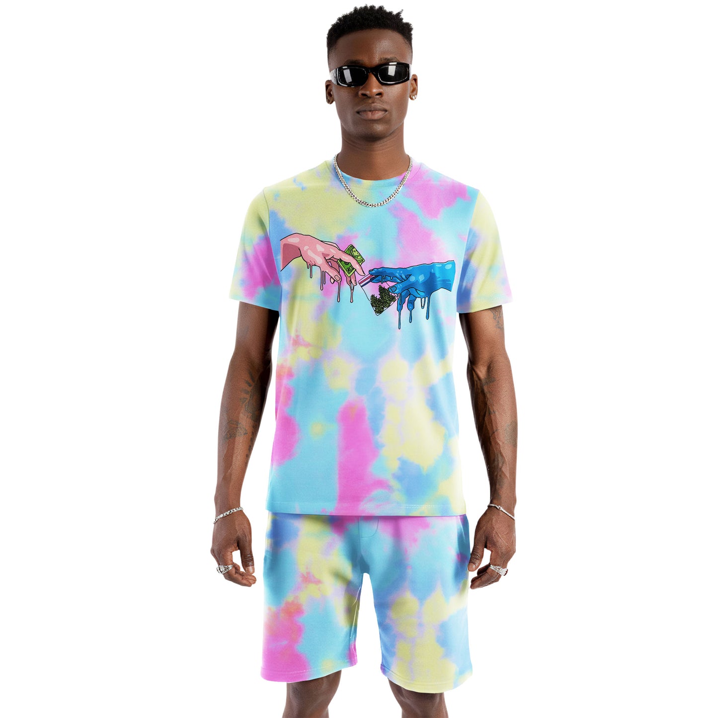 Michelangelo’s High Creation 420 Tie-Dye T-Shirt