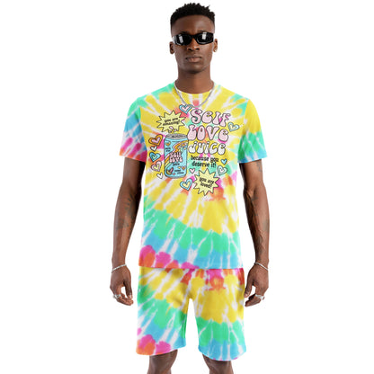 Self Love Juice Retro Tie-Dye T-Shirt