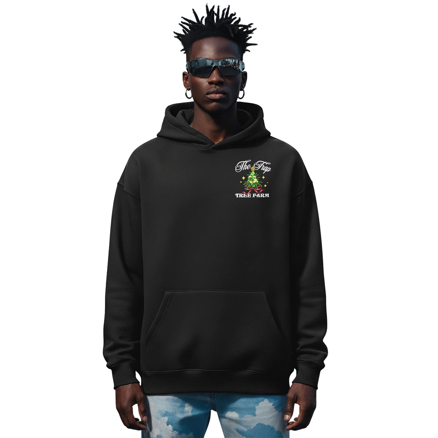 The Trap Tree Farm 420 Christmas Hoodie
