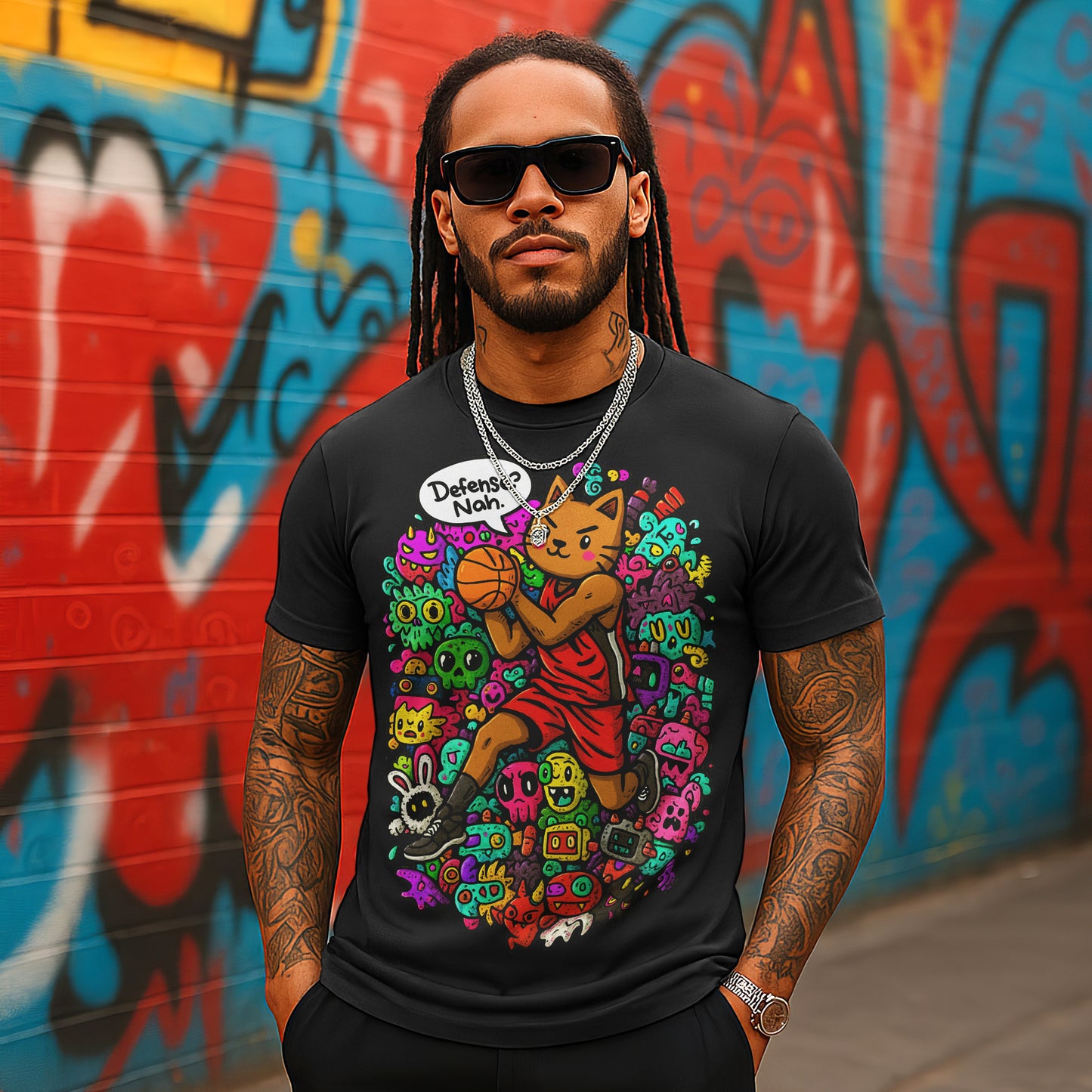 Kawaii Slam Dunk Doodle Sports - Unisex T-shirt