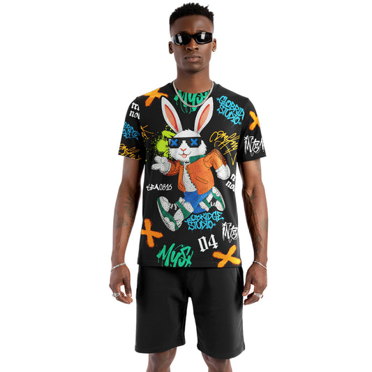 Hype Bunny Urban Graffiti Culture Tee