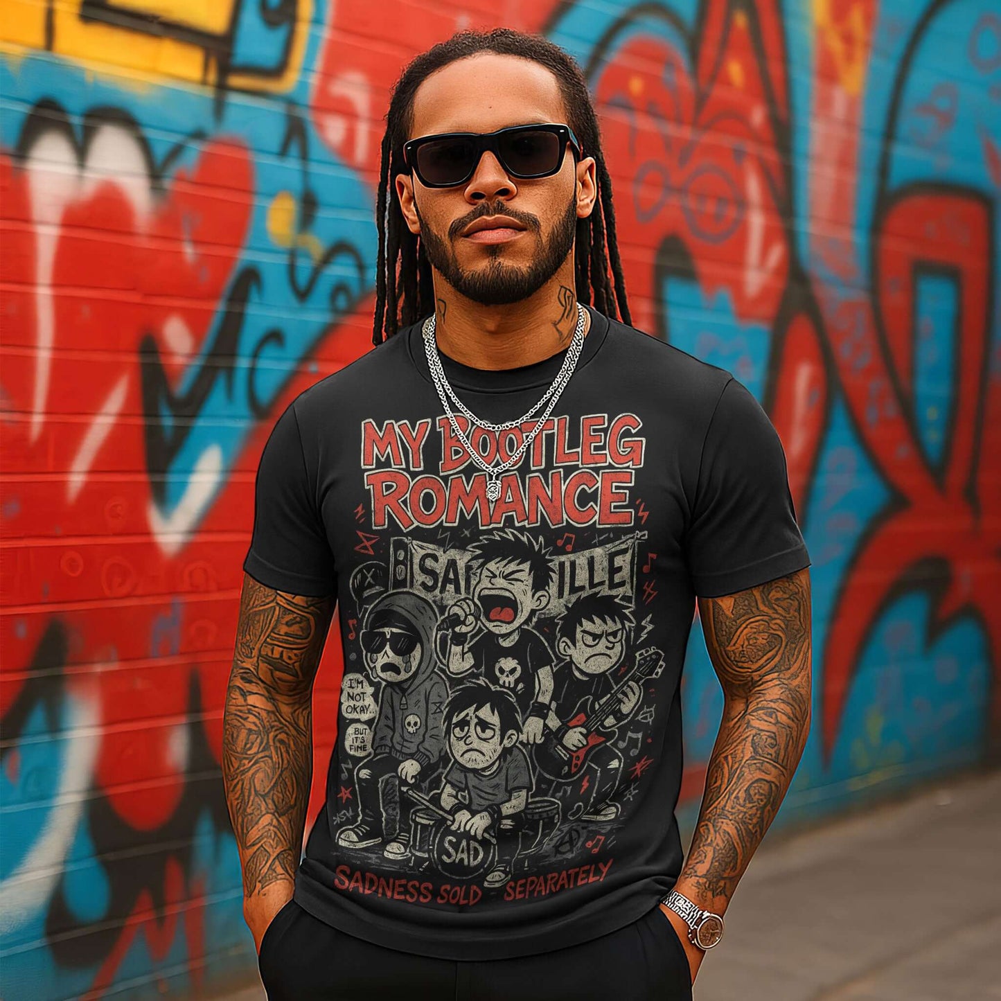‌My Bootleg Romance Emo Band - Unisex T-shirt