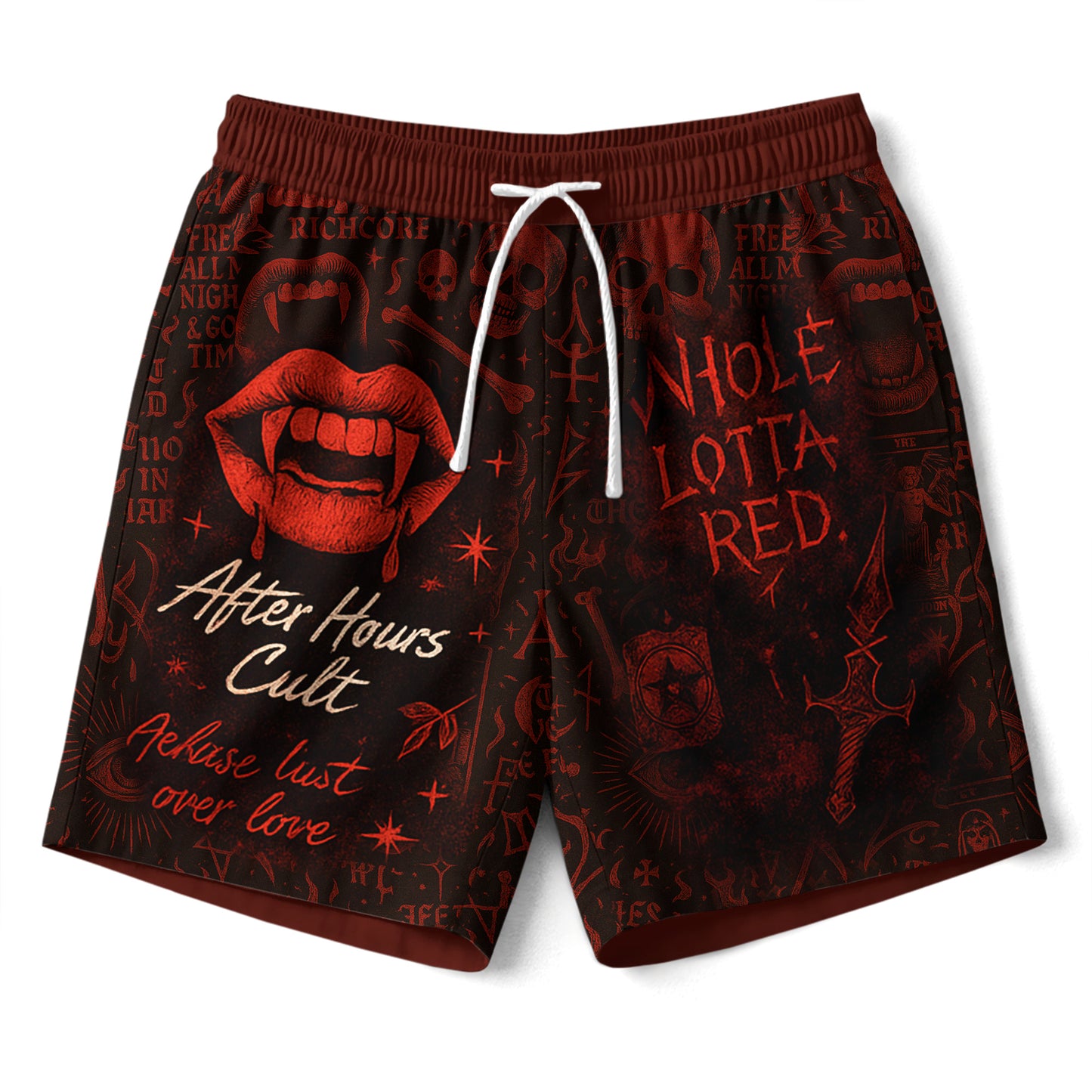 Vamp Holiday Hawaiian Uniform Shirt & Shorts Set