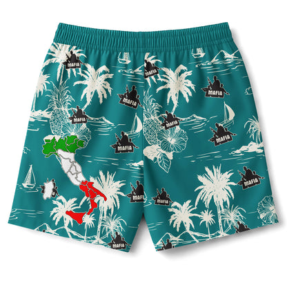 Amalfi Syndicate Hawaiian Shirt & Shorts Set