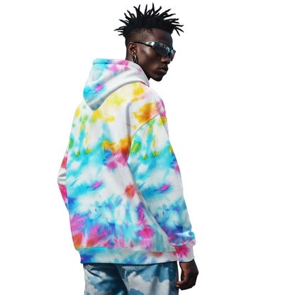 Melted Smiley Tie-Dye Hoodie