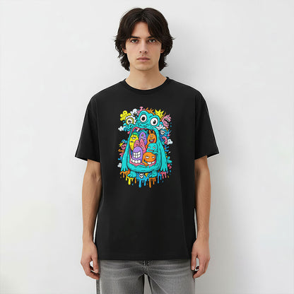 Melted Monster Chaos Doodle Unisex T-Shirt