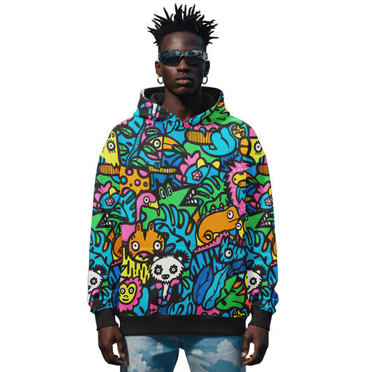 Urban Jungle Pop Art Hoodie