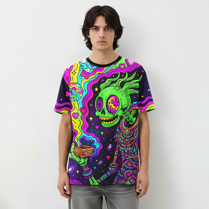 Psychedelic Spirit Doodle All-Over Print Unisex T-Shirt