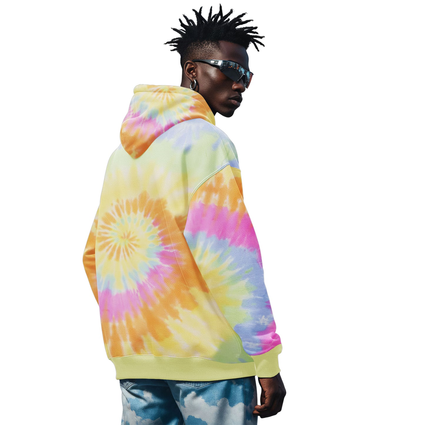 High Vibes Tie-Dye Hoodie