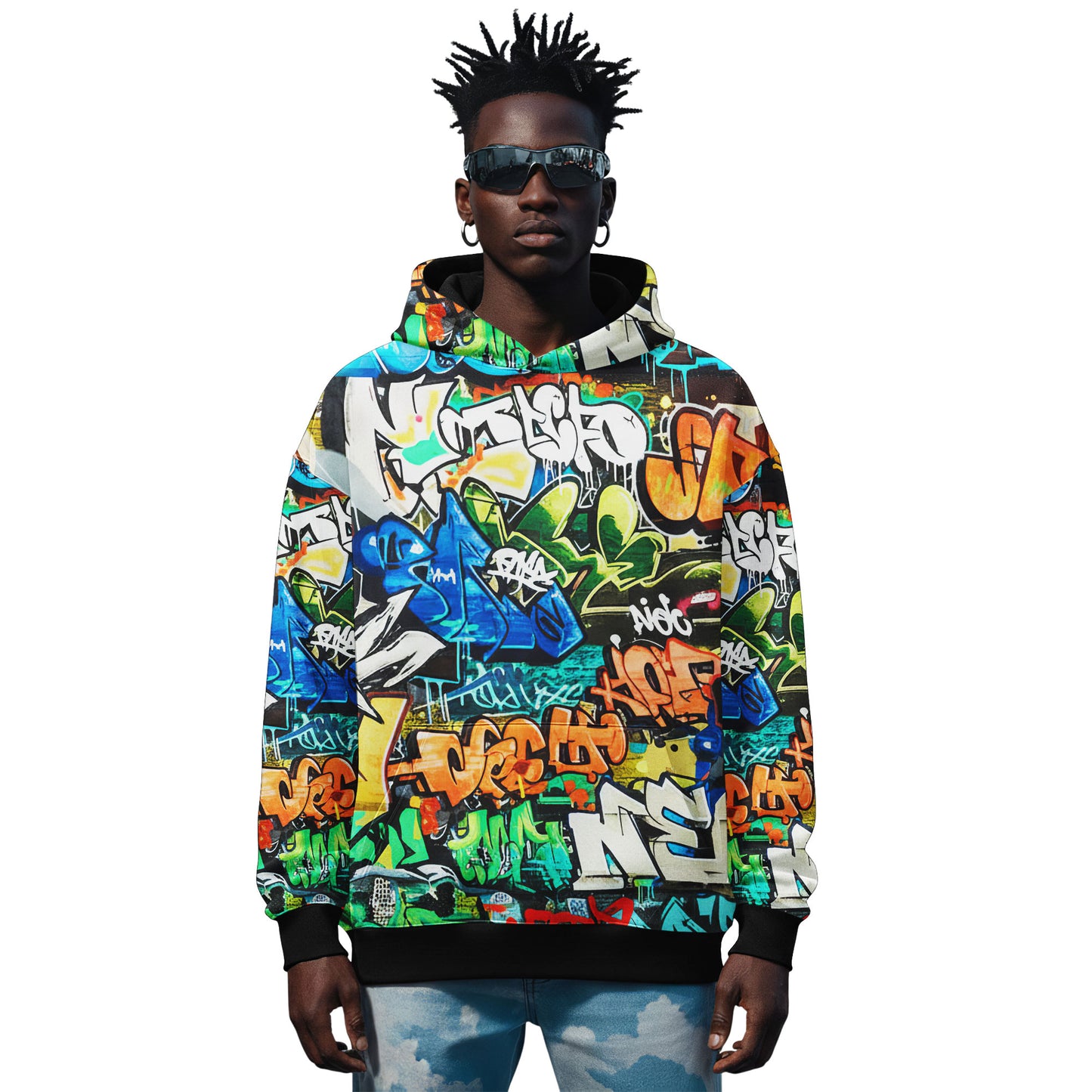 Wildstyle City Walls Multicolor Hoodie