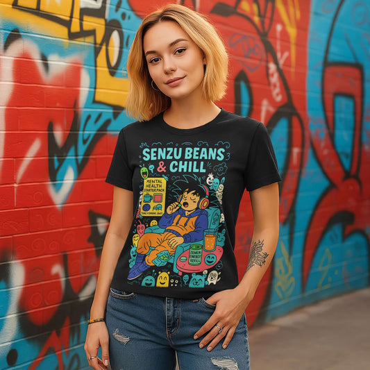 Senzu Beans Tee Anime Chill - Unisex T-shirt
