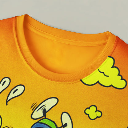 Pop City Doodle Art Colorful All-Over Print Unisex T-Shirt