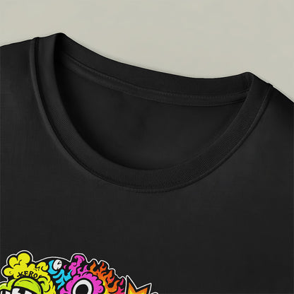 Acid Pop Doodle Bear Unisex Graphic T-Shirt