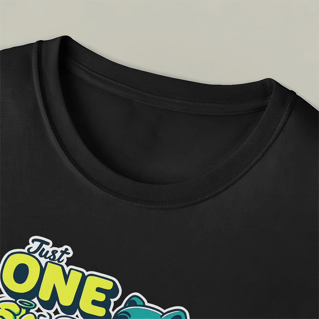 Cosmic Cat “Just One More” Doodle Graphic T-Shirt
