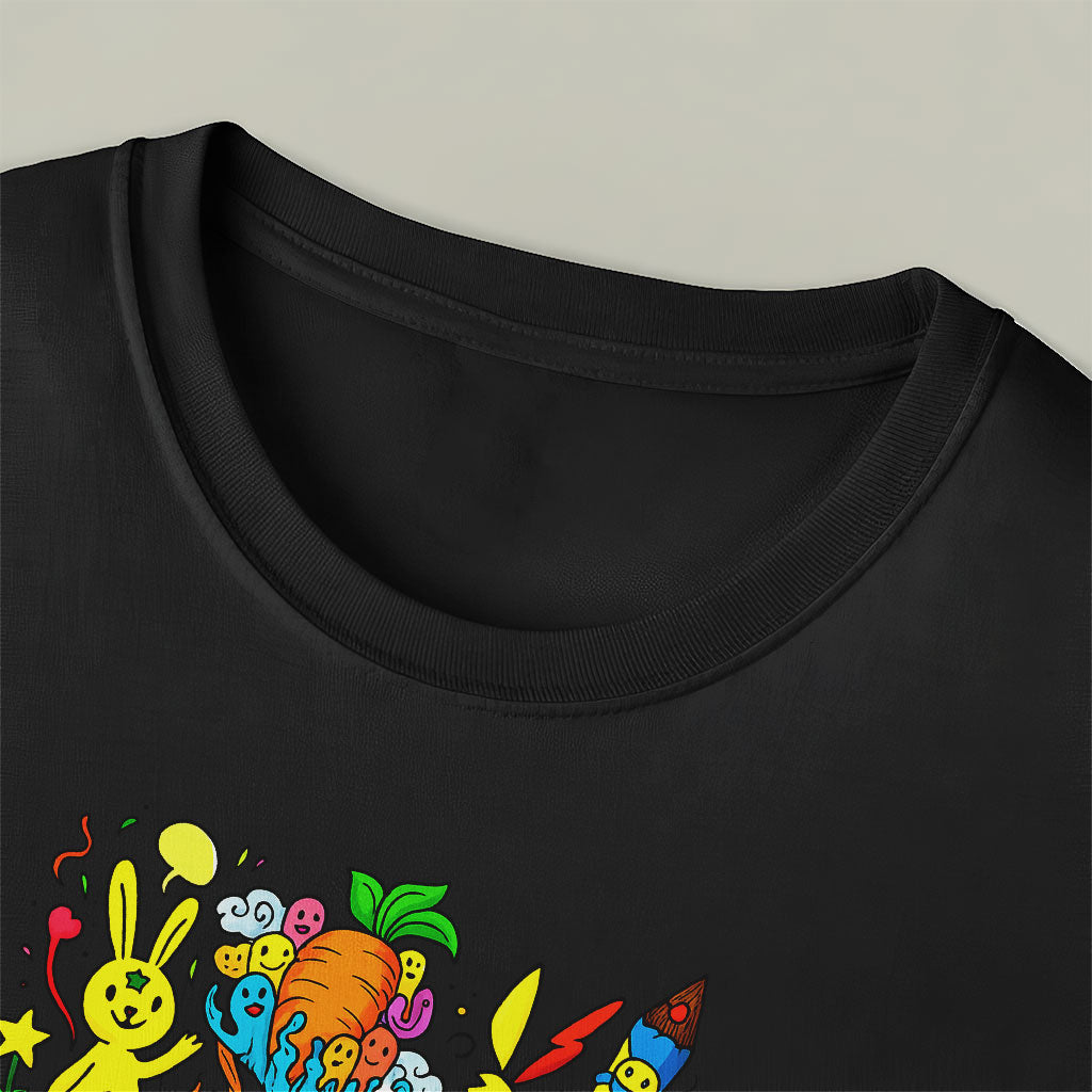 Fantasy Doodle Chaos Unisex Graphic T-Shirt
