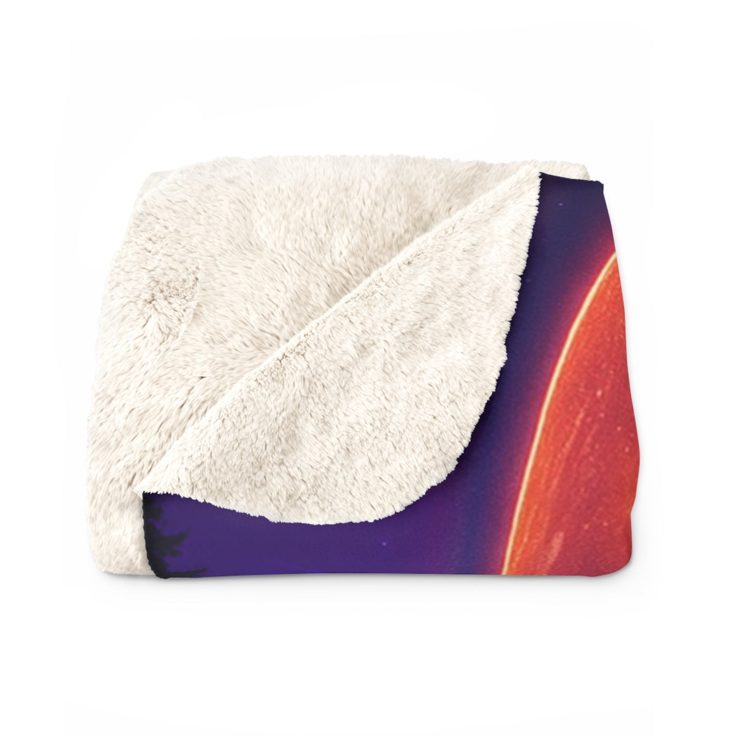 Midnight Drive Sherpa Blanket — Halloween Roadtrip