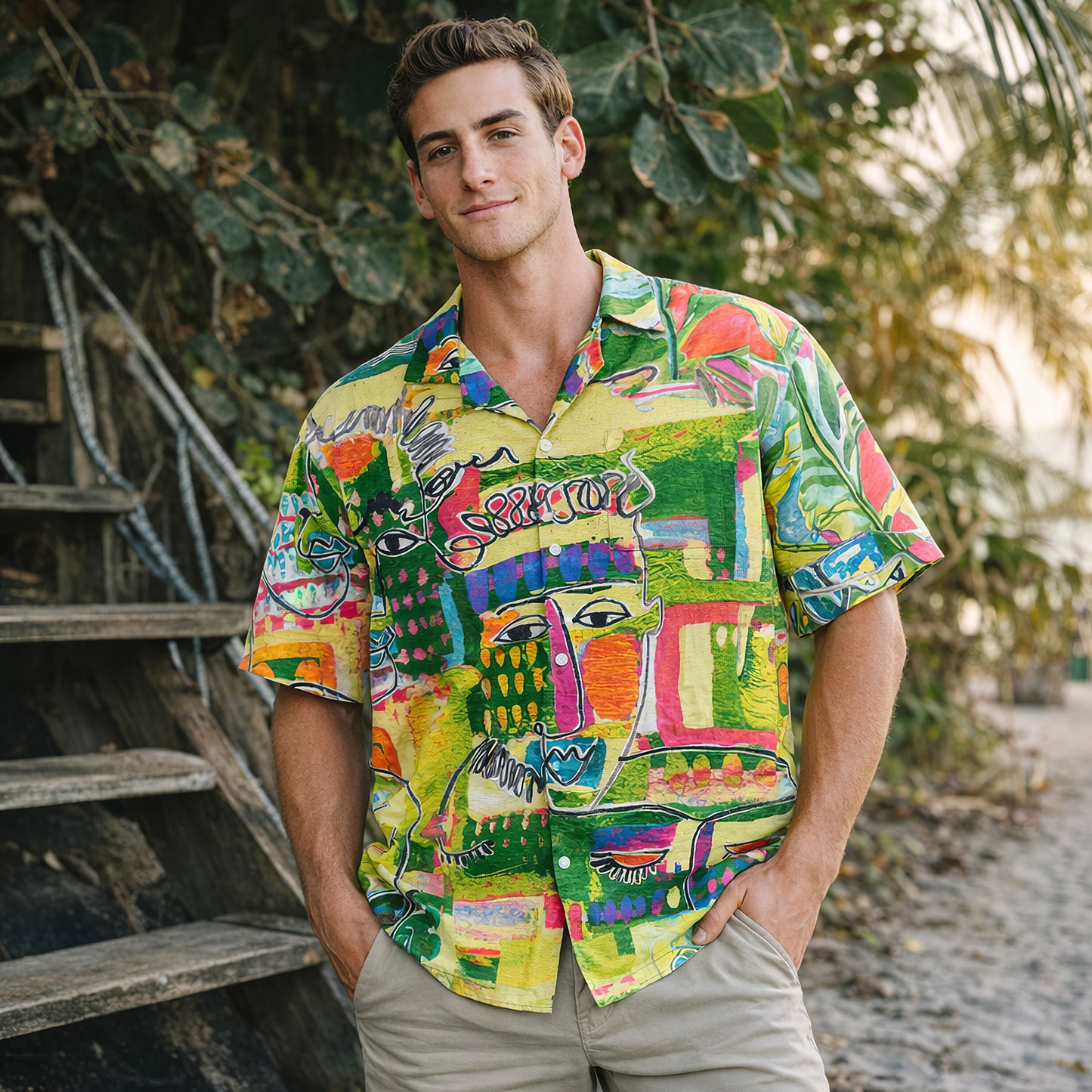 Abstract Face Art Shirt
