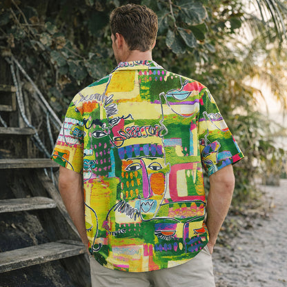 Abstract Face Art Shirt
