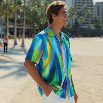 Abstract Flow Hawaiian Shirt