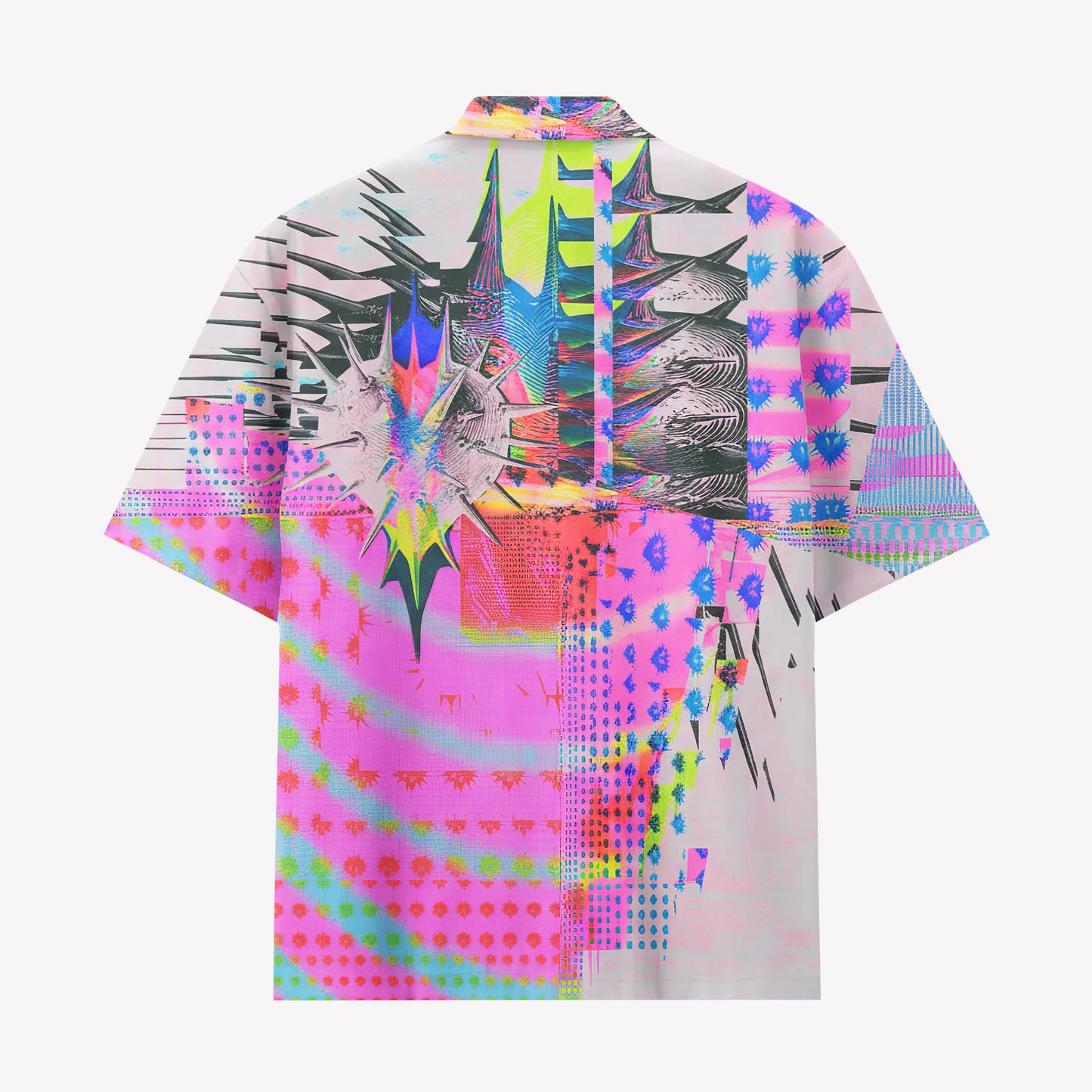Abstract Glitch Art Shirts & Shorts Set