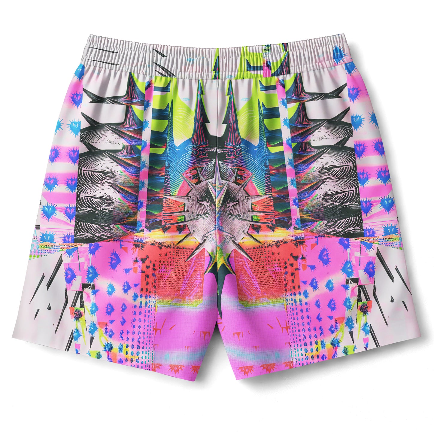 Abstract Glitch Art Shirts & Shorts Set